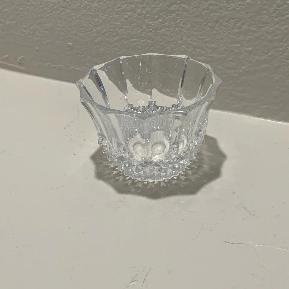Vintage Crystal Creamer & Sugar Set - Lead Crystal with Original Box